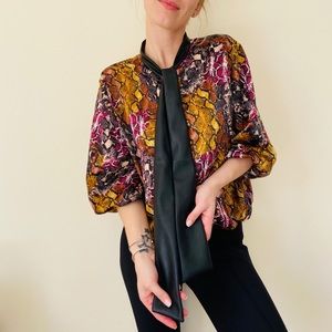 Marc New York snakeskin print blouse